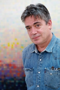 Matthew Johnson with his Untitled, 2012